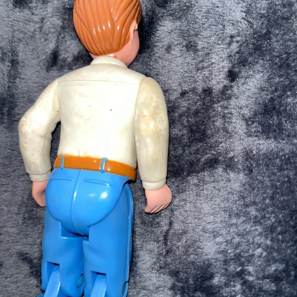 Vintage Fisher Price Loving Family Dollhouse Dad Father Doll Figure 1993 Toy - Picture 6 of 8